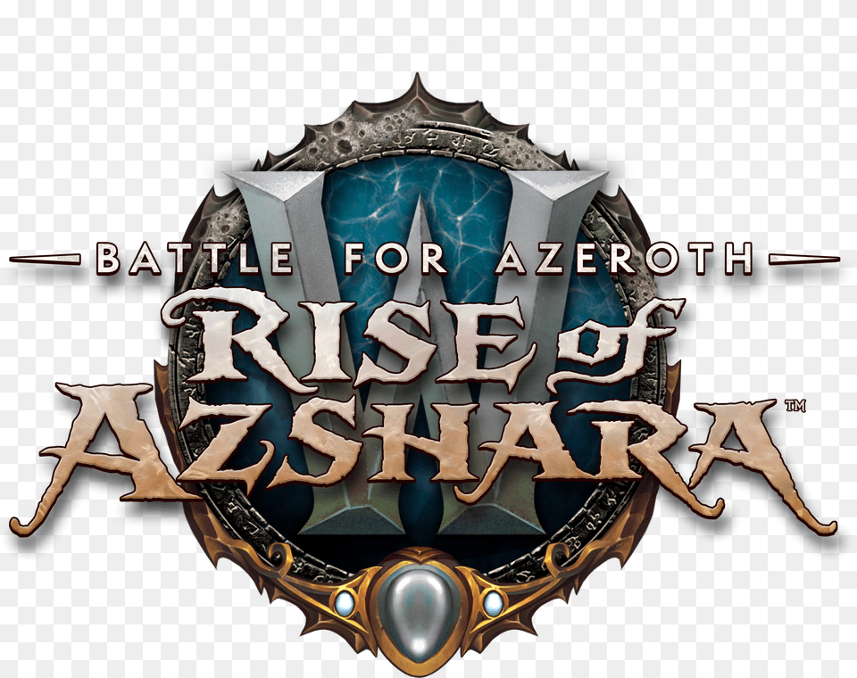 World Of Warcraft Wiki Wow Rise Of Azshara Logo, Book, Publication Free Png Download
