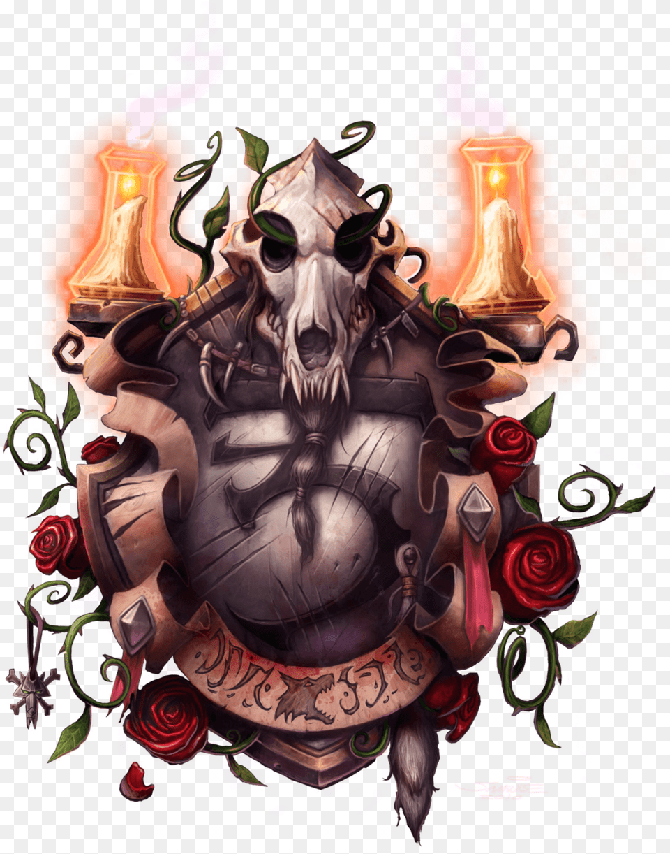 World Of Warcraft Worgen Symbol, Art, Graphics, Rose, Flower Png Image