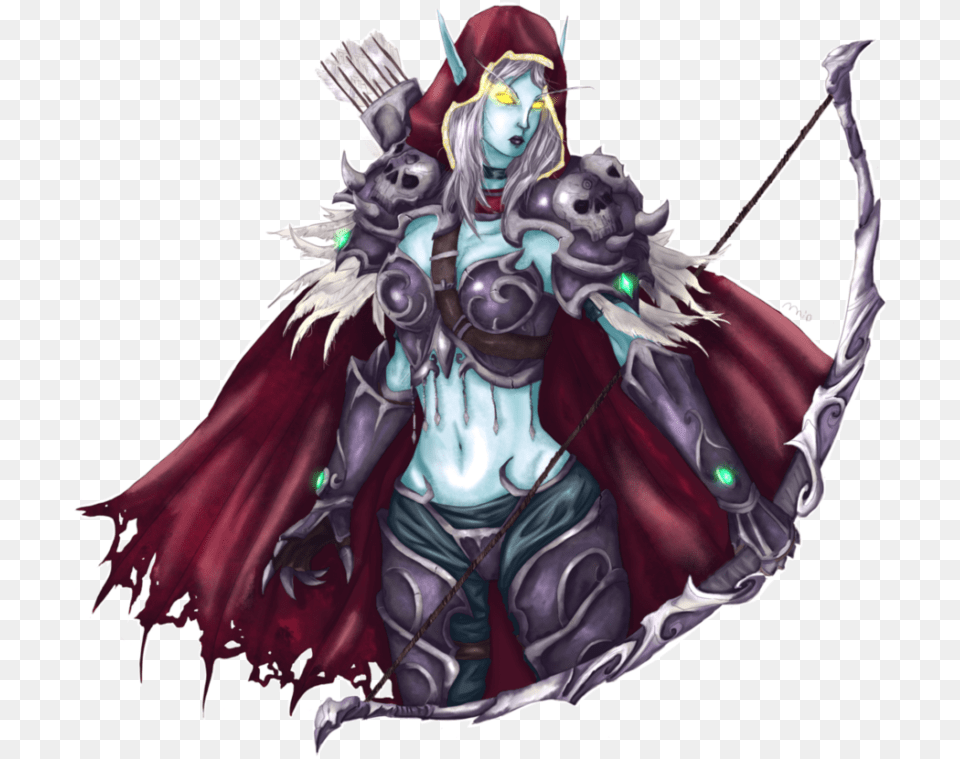 World Of Warcraft World Of Warcraft Sticker Sylvnsa, Person, Clothing, Costume, Adult Free Png Download