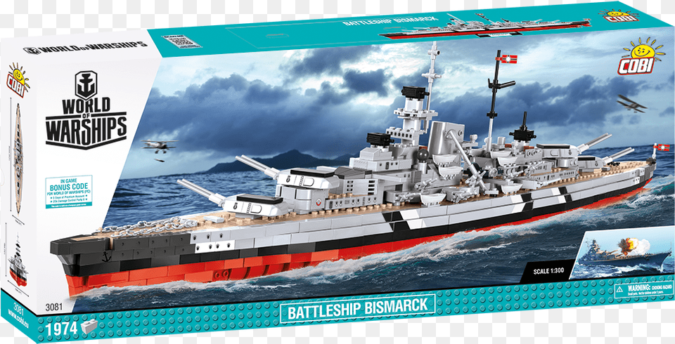 World Of Warships Lego Bismarck, Watercraft, Vehicle, Transportation, Ship Png
