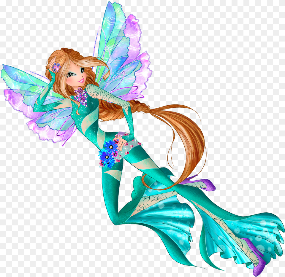 World Of Winx Onyrix Transformation Picture Flora Winx Onyric, Adult, Female, Person, Woman Free Png
