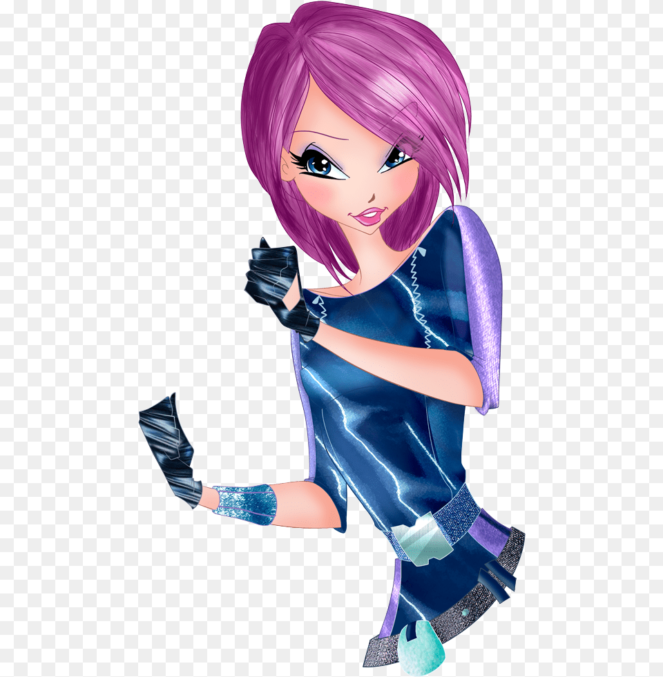 World Of Winx Tecna In Spy Outfit Picture Tecna World Of Winx, Book, Comics, Publication, Person Free Png Download