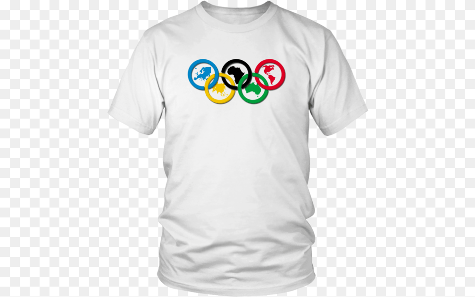 World Olympic Ring Unisex Cofee Lovers Trendy Amp Stylish T Shirts, Clothing, Shirt, T-shirt Free Png Download