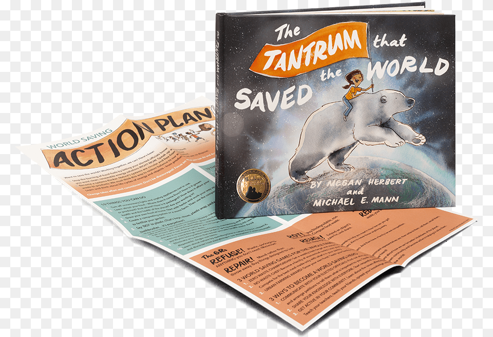 World Saving Books Flyer, Advertisement, Poster, Animal, Bear Free Transparent Png