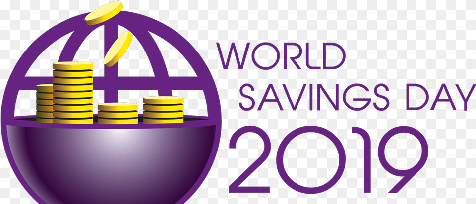World Savings Day 2019, Purple, Light Png
