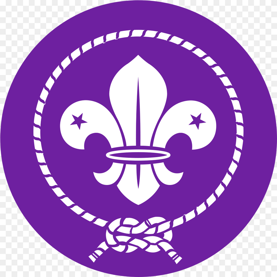 World Scout Emblem World Scout Badge, Symbol, Purple, Logo, Disk Free Transparent Png