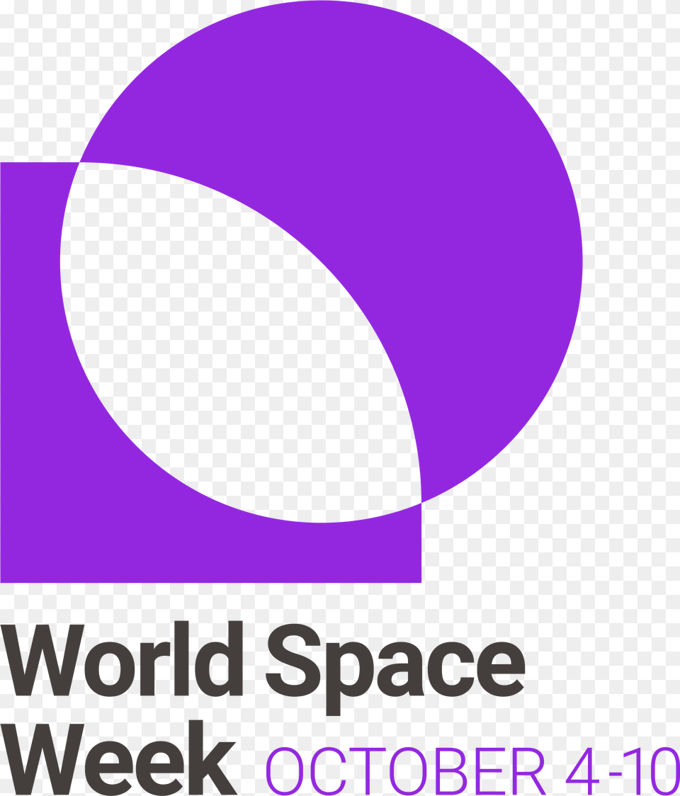 World Space Week Stacked World Space Week 2019 Theme, Logo, Sphere, Astronomy, Moon Png