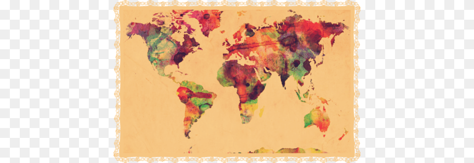 World Travel And Map Image I M Going To Travel The World, Art, Modern Art, Painting, Chart Free Transparent Png