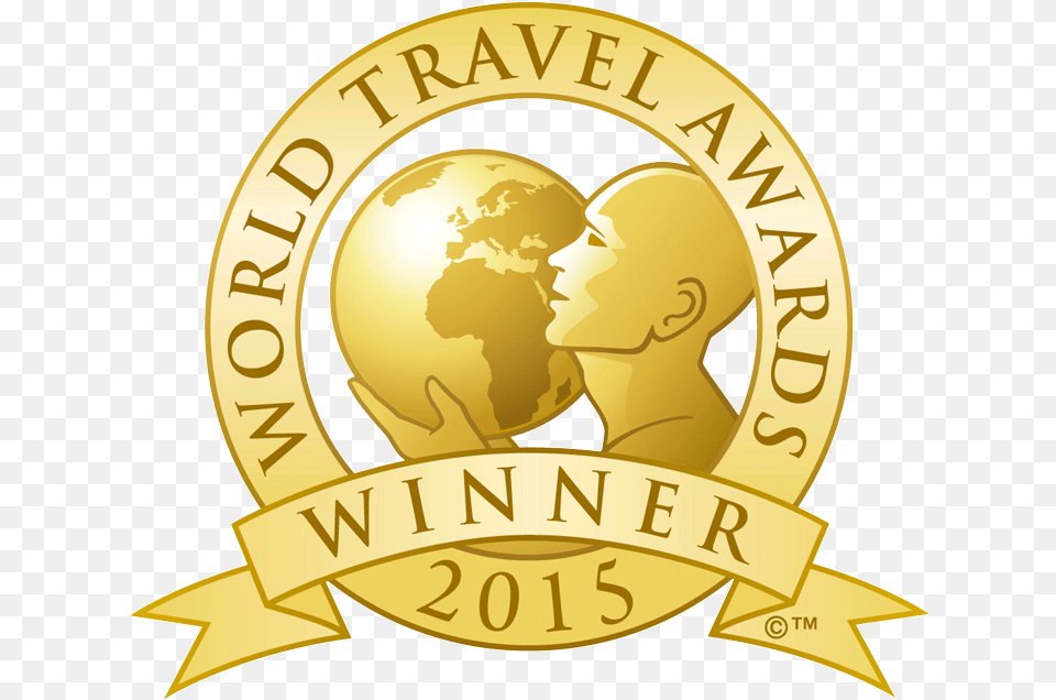 World Travel Awards, Badge, Logo, Symbol, Gold Png Image