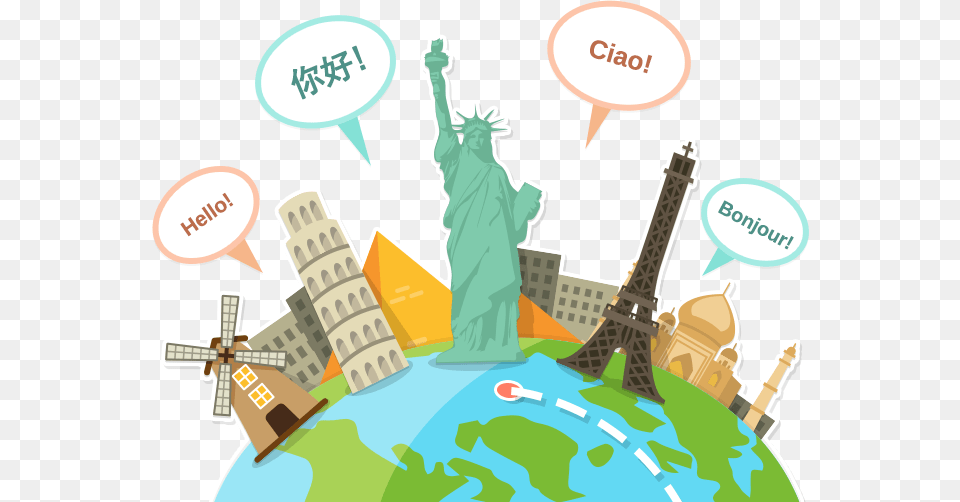 World Traveller Travelling Cartoon Transparent, Book, Publication, Baby, Person Free Png
