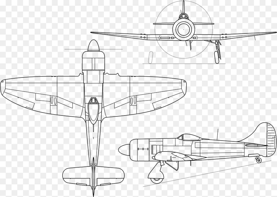 World War 2 Plane Blueprints, Gray Free Png