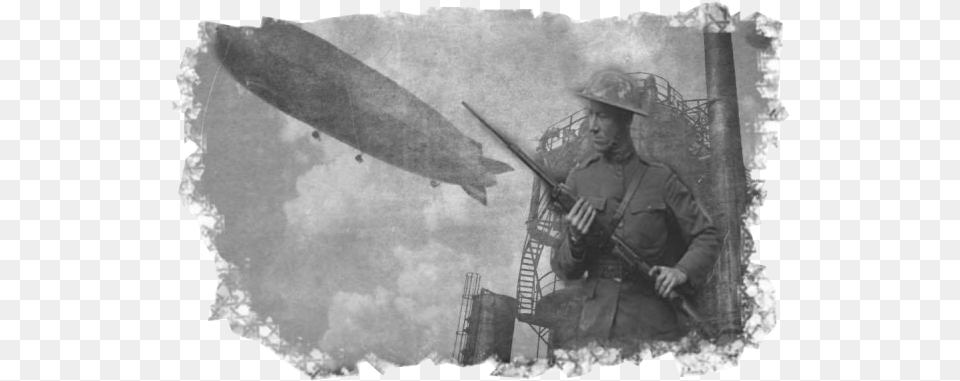 World War I U2013 Airships And The Browning Automatic Rifle Vintage Clothing, Adult, Person, Man, Male Png