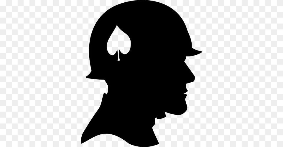 World War Ii Soldier Portrait Vector Clip Art, Gray Free Png Download