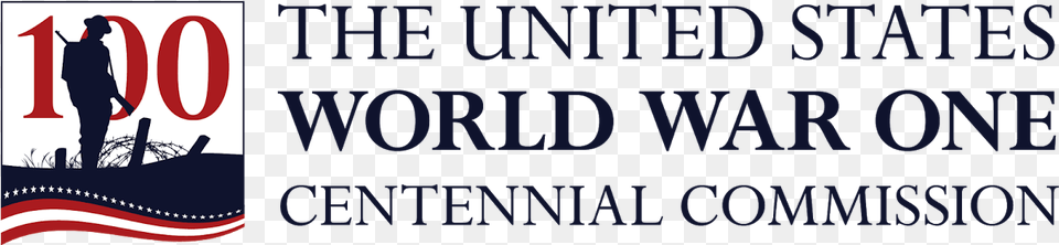 World War One Centennial Commission Logo, Person, Text Free Transparent Png