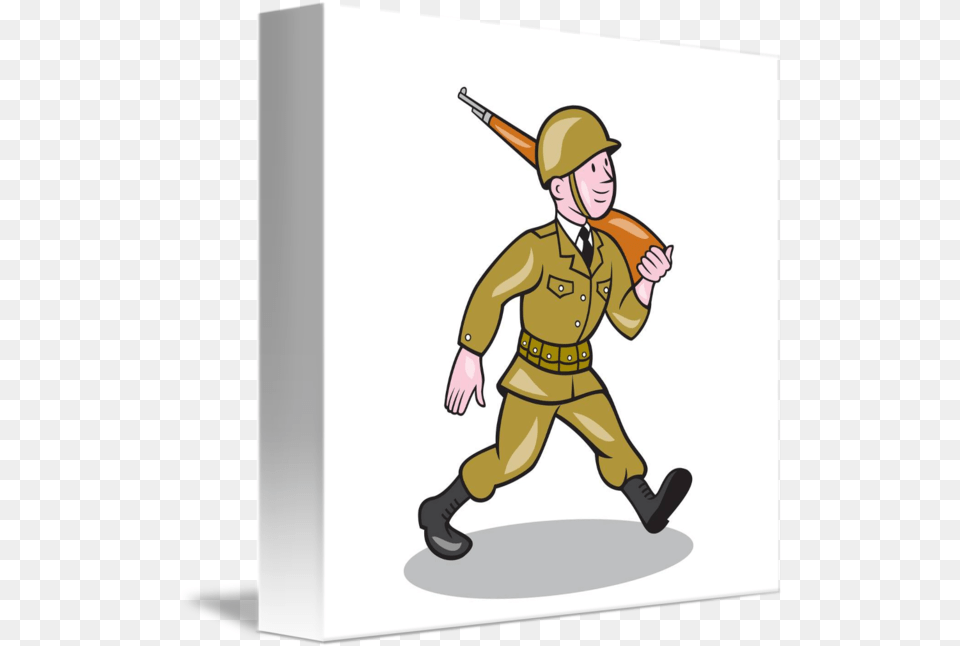 World War Two Soldier American Cartoon Soldier Animated World War Ii, People, Person, Face, Head Png