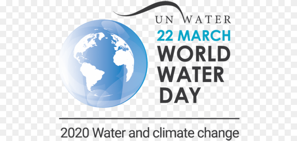 World Water Day 2020 Logo World Water Day Logo, Astronomy, Outer Space, Planet, Globe Free Transparent Png