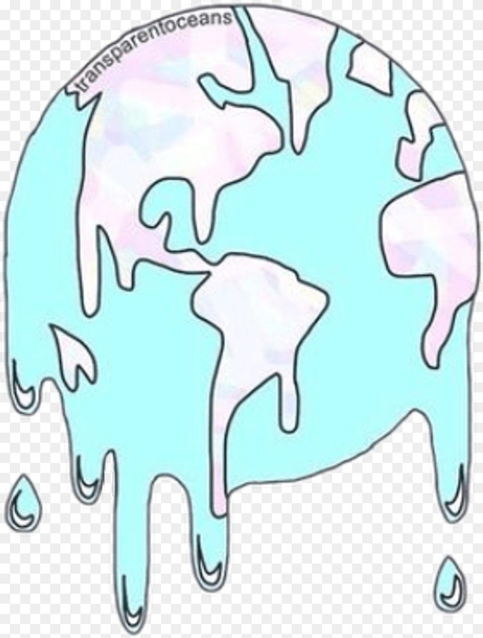 World Water Dripping Cute Tumblr Stickers For Snapchat Streaks Png