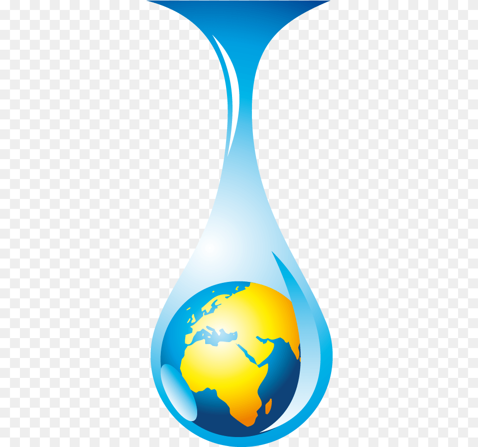 World Water Drop Sticker Illustration, Cutlery, Astronomy, Outer Space Png Image