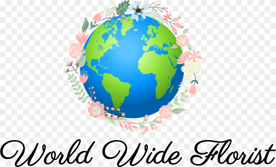 World Wide Florist World, Astronomy, Globe, Outer Space, Planet Free Png Download