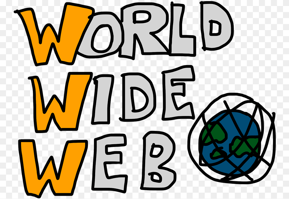 World Wide Web Lettering World Internet Globe World Wide Web, Text, Art Png