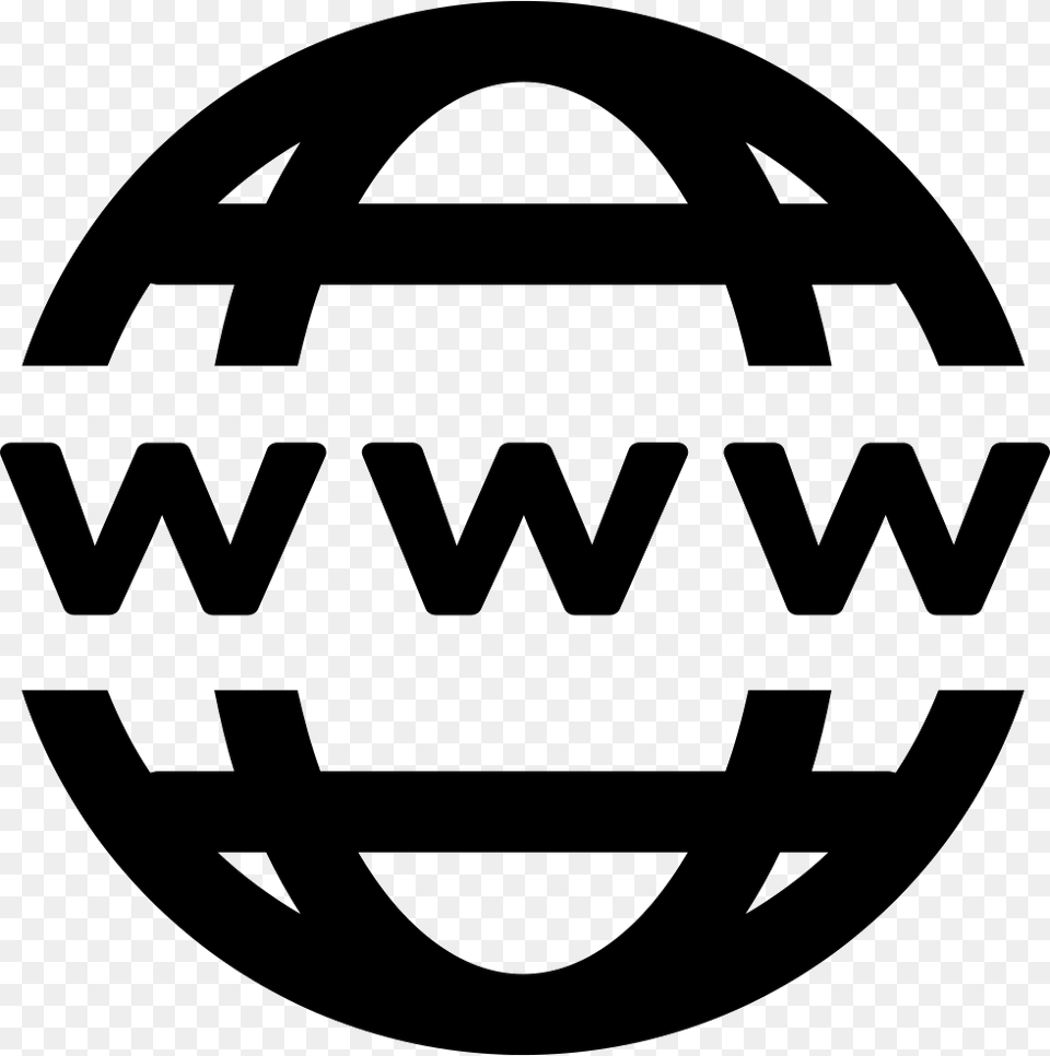 World Wide Web World Wide Web Logo, Stencil, Symbol Png Image