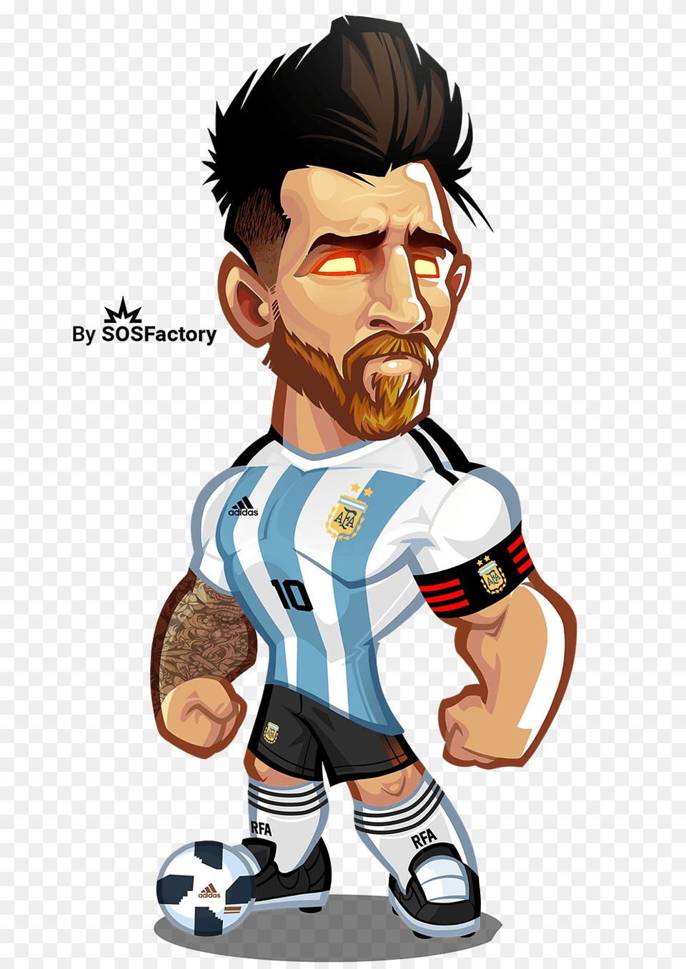 Worldcup Russia Mascotization Project Lionel, Adult, Person, Man, Male Free Transparent Png