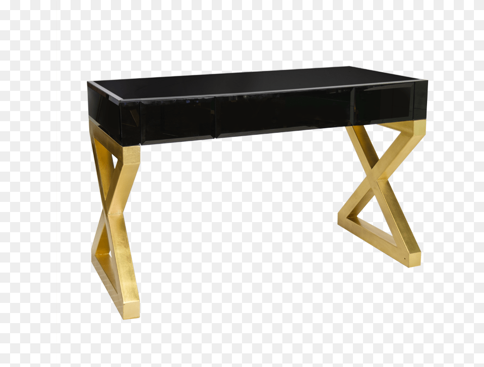 Worlds Away Barbara Desk In Black Barbara Blg, Bench, Coffee Table, Furniture, Table Png Image