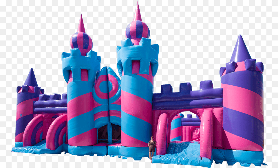 Worlds Biggest Bouncy Castle Castle, Inflatable, Person Free Transparent Png