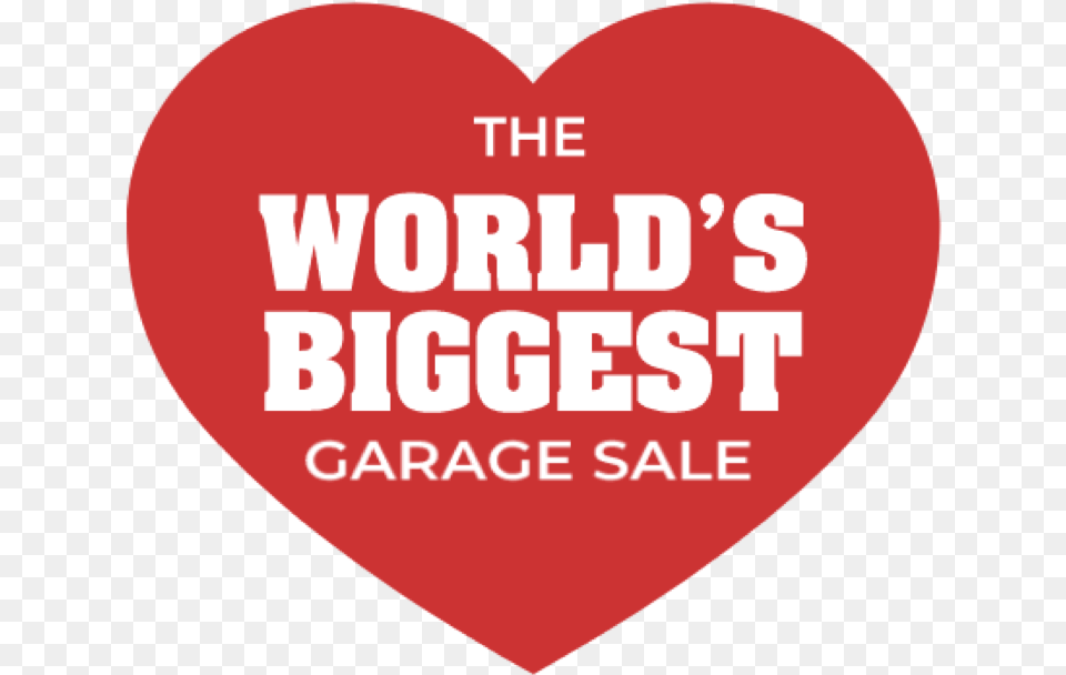 Worlds Biggest Garage Sale, Heart Png Image