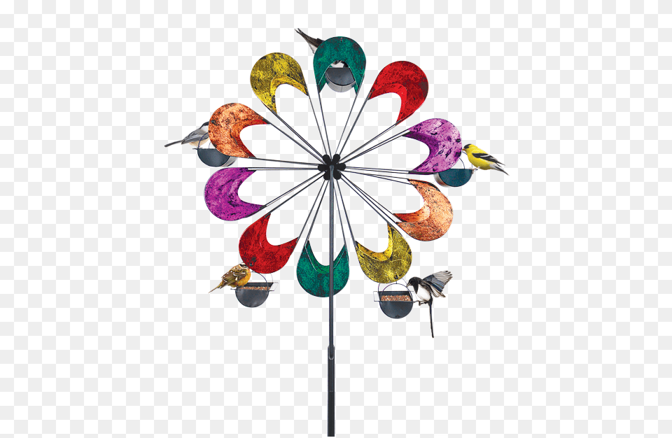 Worlds First Kinetic Ferris Wheel Bird Feeder Exhart, Art, Graphics, Floral Design, Pattern Free Png Download
