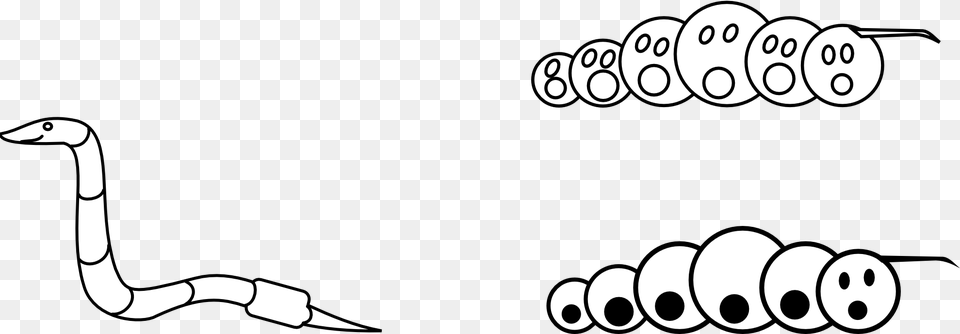 Worm 12 Black White Line Art Coloring Book Colouring, Smoke Pipe, Text, Animal, Electronics Free Transparent Png