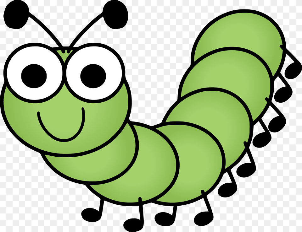 Worm Caterpillar Clipart Transparent Background, Green, Cucumber, Food, Plant Free Png