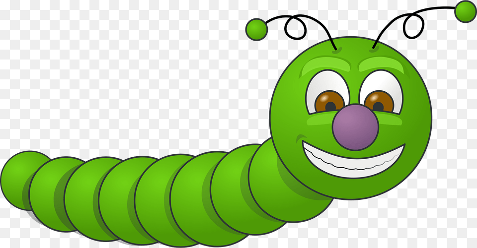 Worm Clipart, Green Png Image