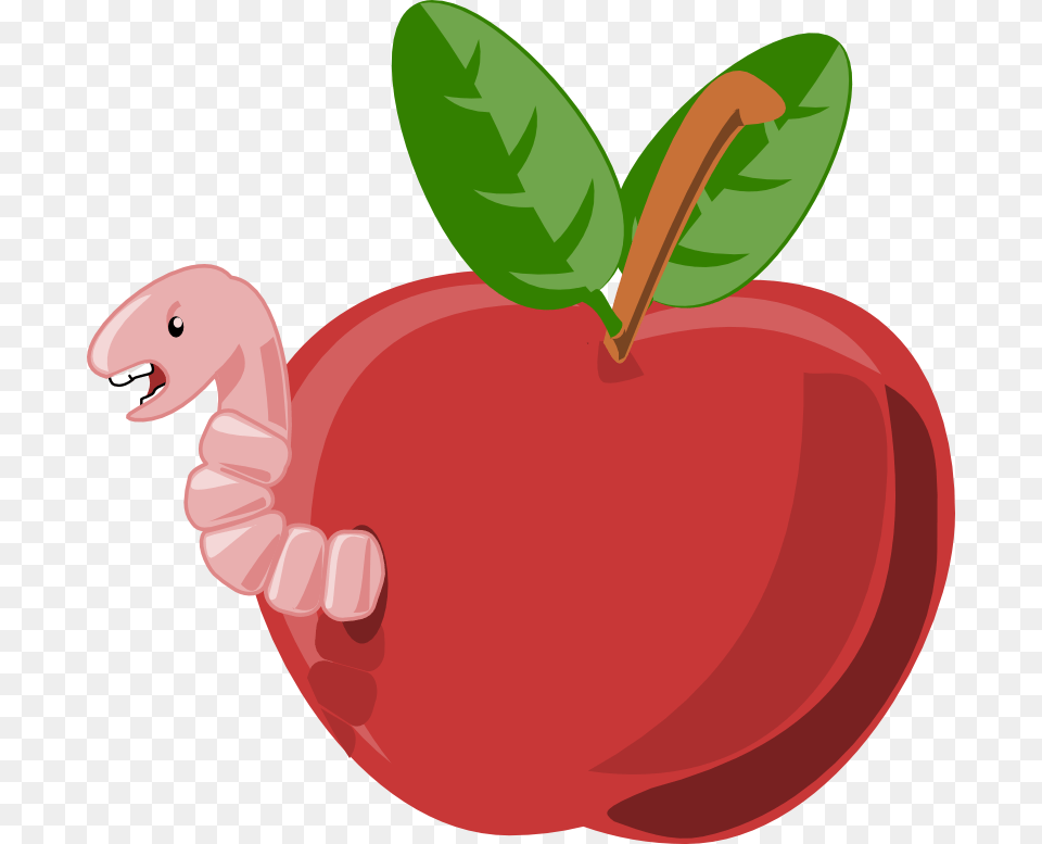 Worm Clipart Long Straight, Food, Fruit, Plant, Produce Png Image