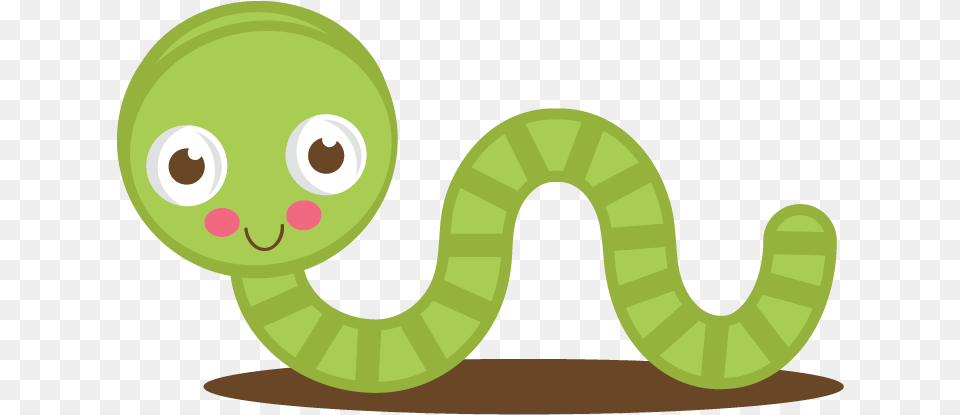 Worm Clipart Transparent Background Cute Worm Clipart, Green Free Png Download