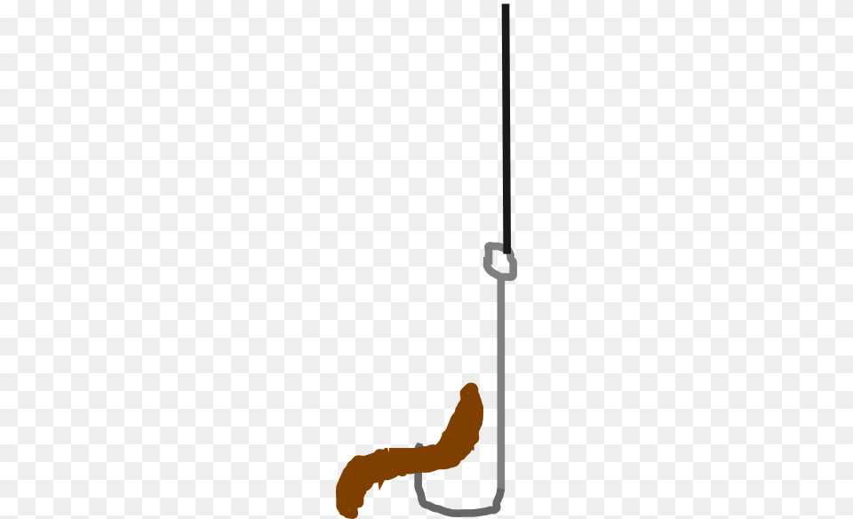 Worm On Fishing Hook Clip Art Free Transparent Png