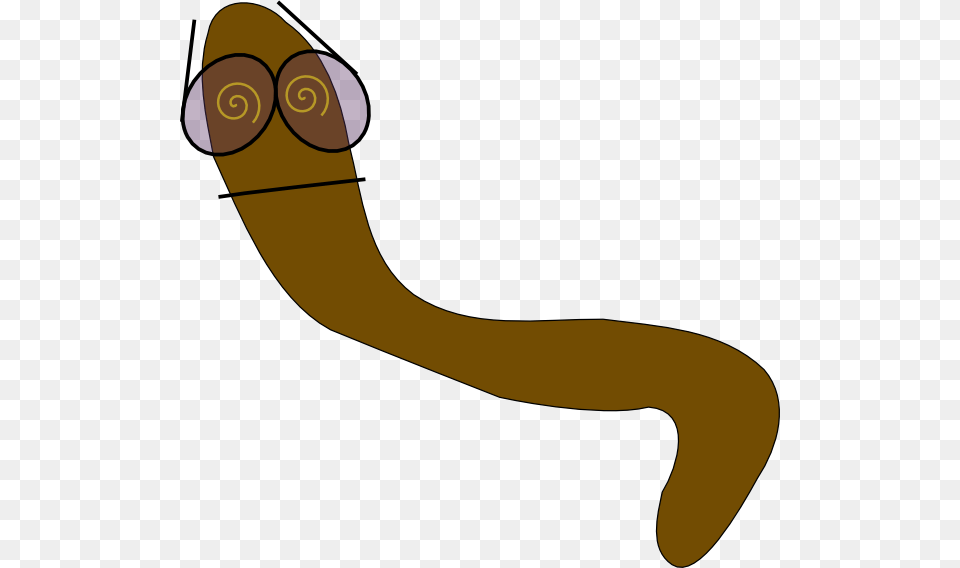 Worm With Crazy Glasses Clip Art, Smoke Pipe Png Image