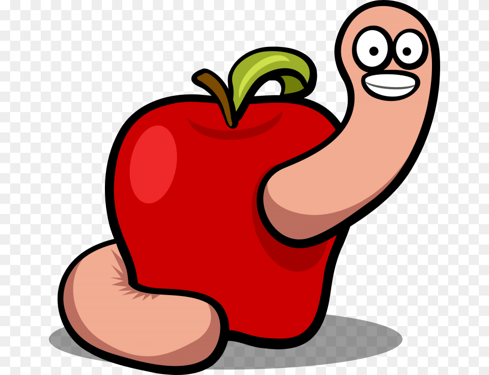 Worms Clipart Clip Art Images, Apple, Food, Fruit, Plant Png