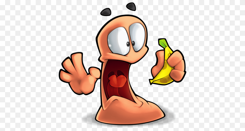 Worms Game, Banana, Food, Fruit, Plant Free Png