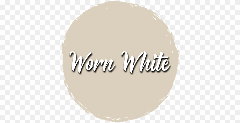 Worn White Chalk Paint Shabby Paints Circle, Oval, Text, Clothing, Hardhat Free Transparent Png