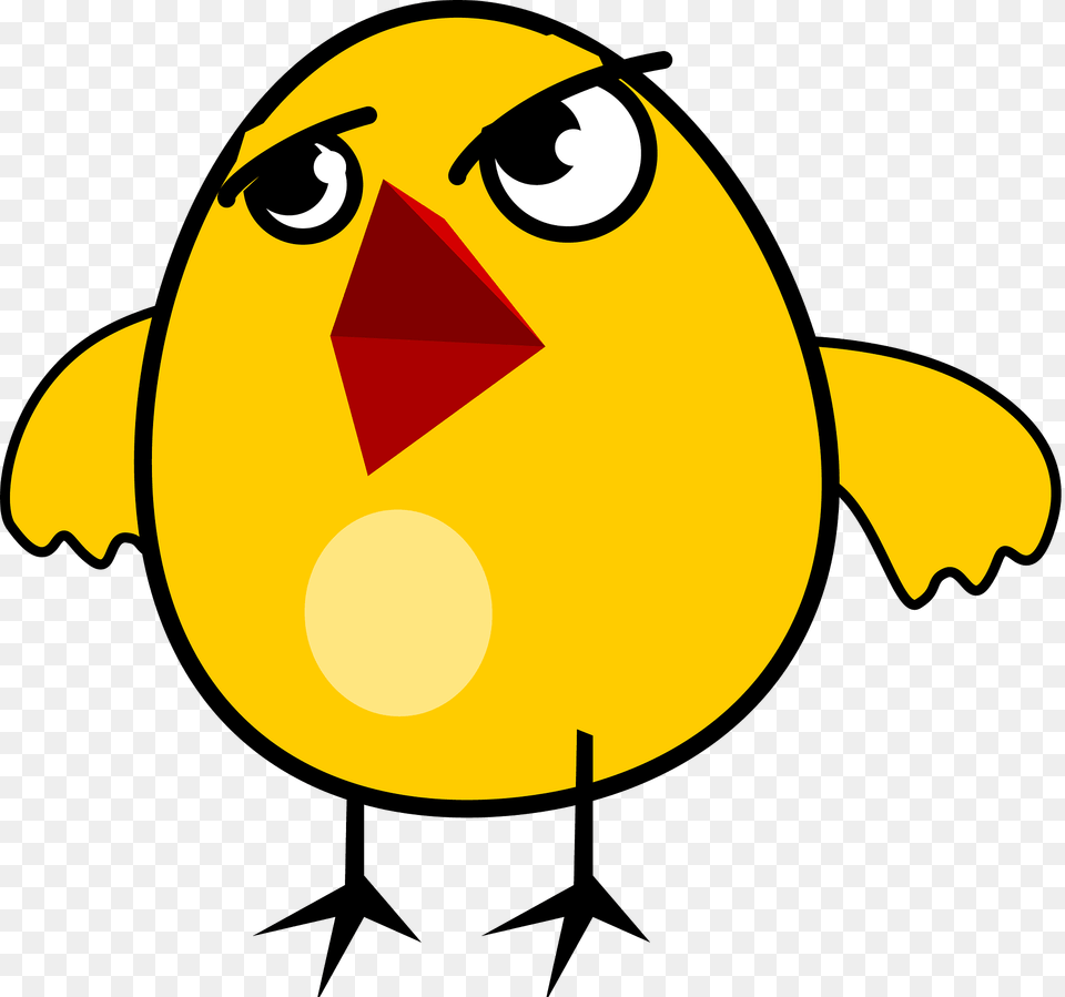 Worried Chick Clipart, Animal Png Image