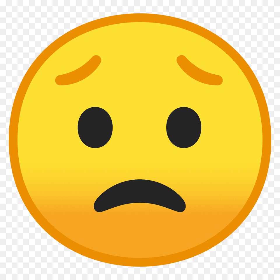 Worried Face Emoji Clipart, Nature, Outdoors, Sky Free Png