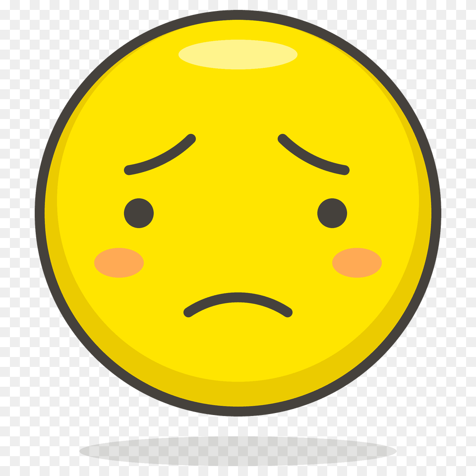 Worried Face Emoji Clipart, Egg, Food, Head, Person Free Transparent Png