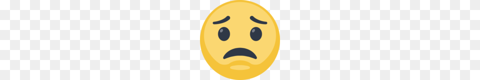 Worried Face Emoji On Facebook Png Image