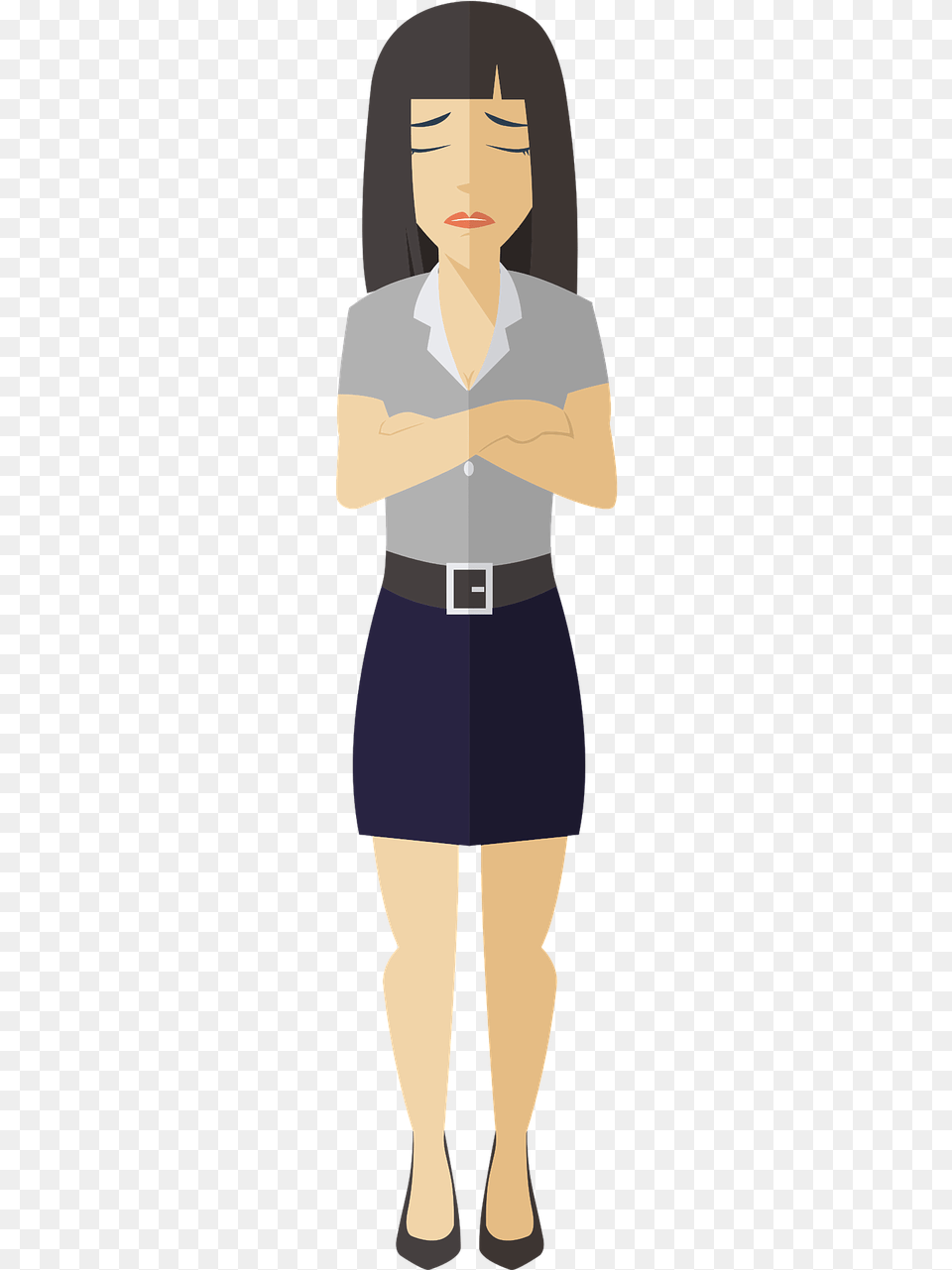 Worried Person, Adult, Female, Woman, Face Free Png