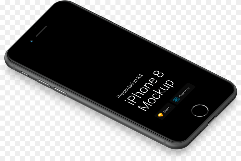 Worry If You Prefer To Use Perspective Angles Clay Black Iphone8 Mockup, Electronics, Mobile Phone, Phone Free Transparent Png