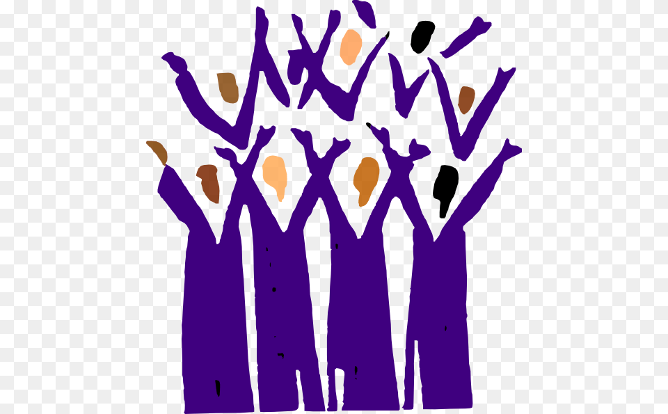 Worship Clip Art, People, Person, Purple, Graduation Free Png Download