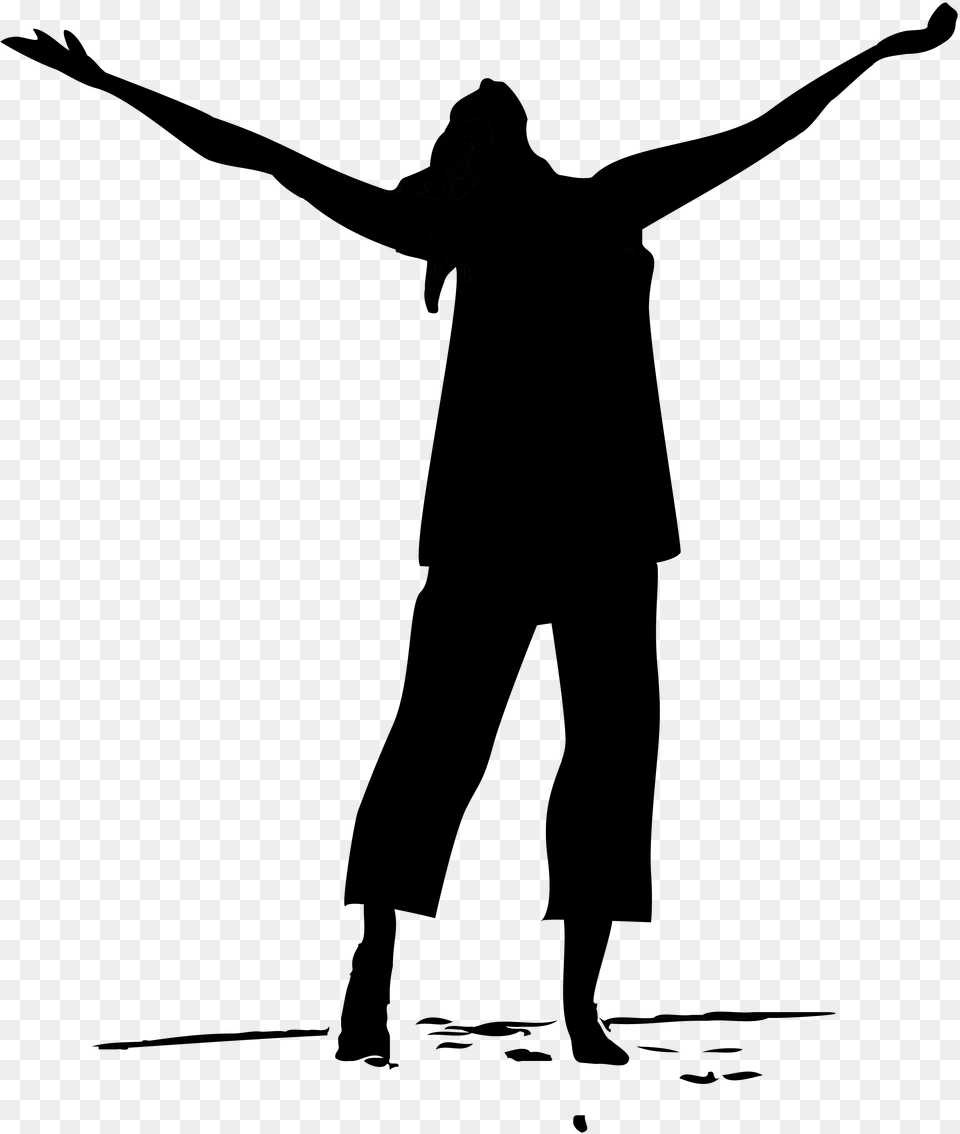 Worship Dance Clipart, Silhouette, Adult, Female, Person Free Png