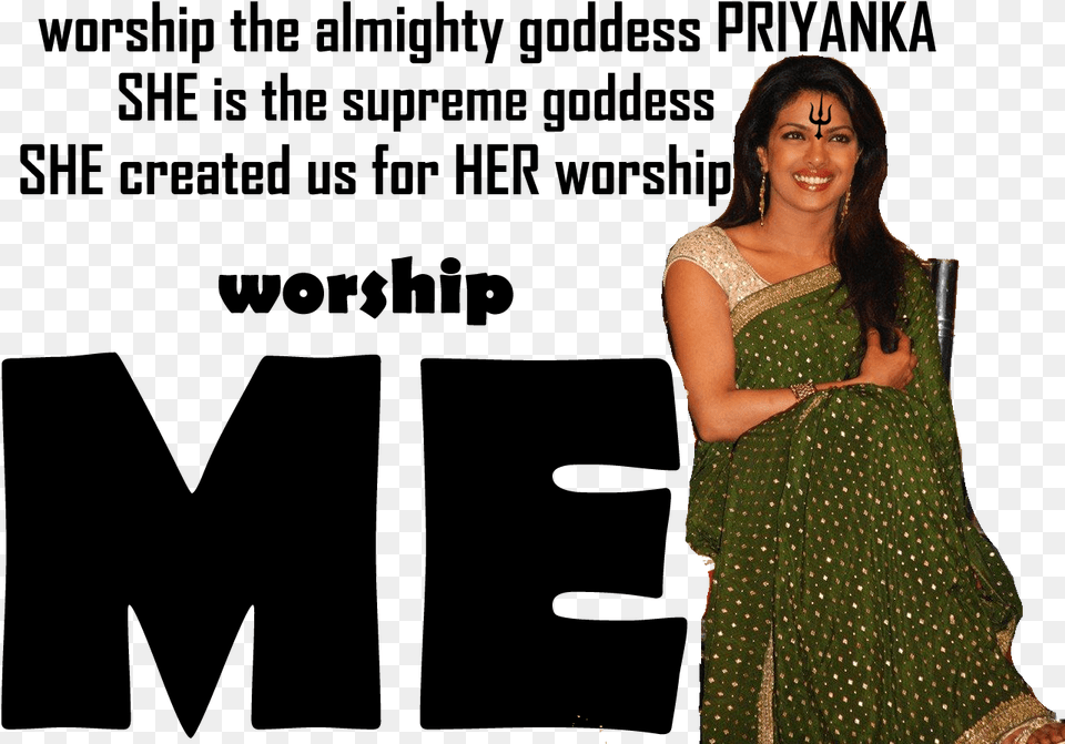 Worship Goddess Priyanka Almighty Girl, Adult, Female, Person, Woman Free Transparent Png