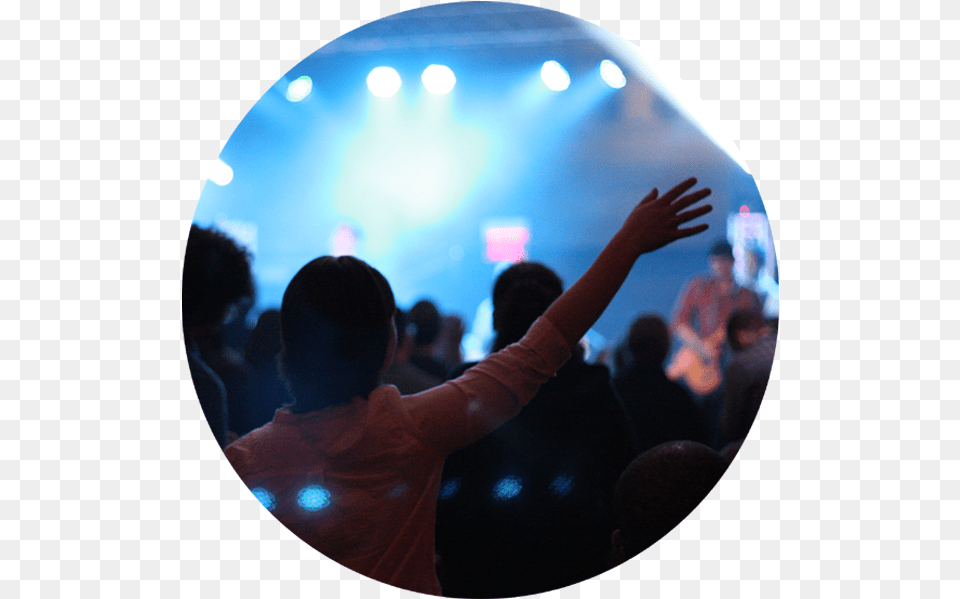Worship Para Grupos De Alabanza, Club, Concert, Crowd, Person Png Image